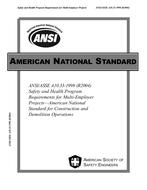 ASSE A10.33-1998 (2004)