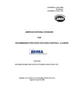 BHMA A156.4-2000