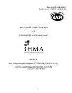 BHMA A156.20-2012