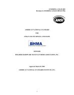 BHMA A156.20-2001