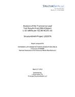Analysis of the Transverse Load Test Results from EMLA Report L-11-1869a per ICC-ES AC191-11, StructureSmith Project 120207A