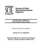 SCTE 22-1 2002 (R2007)
