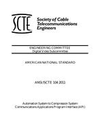 SCTE 104 2011